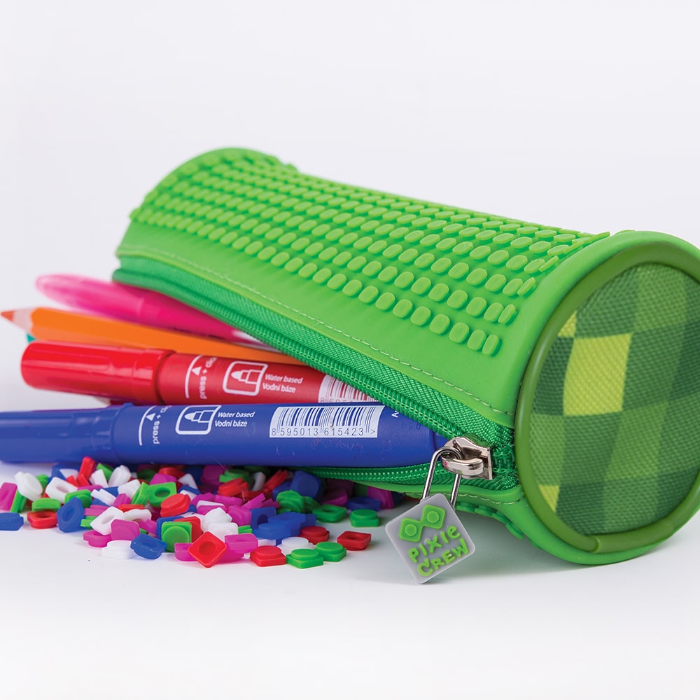 Несесер цилиндър Pixie Crew Pink зелен