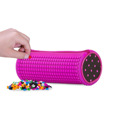 Овален несесер Pixie Crew Pink dots