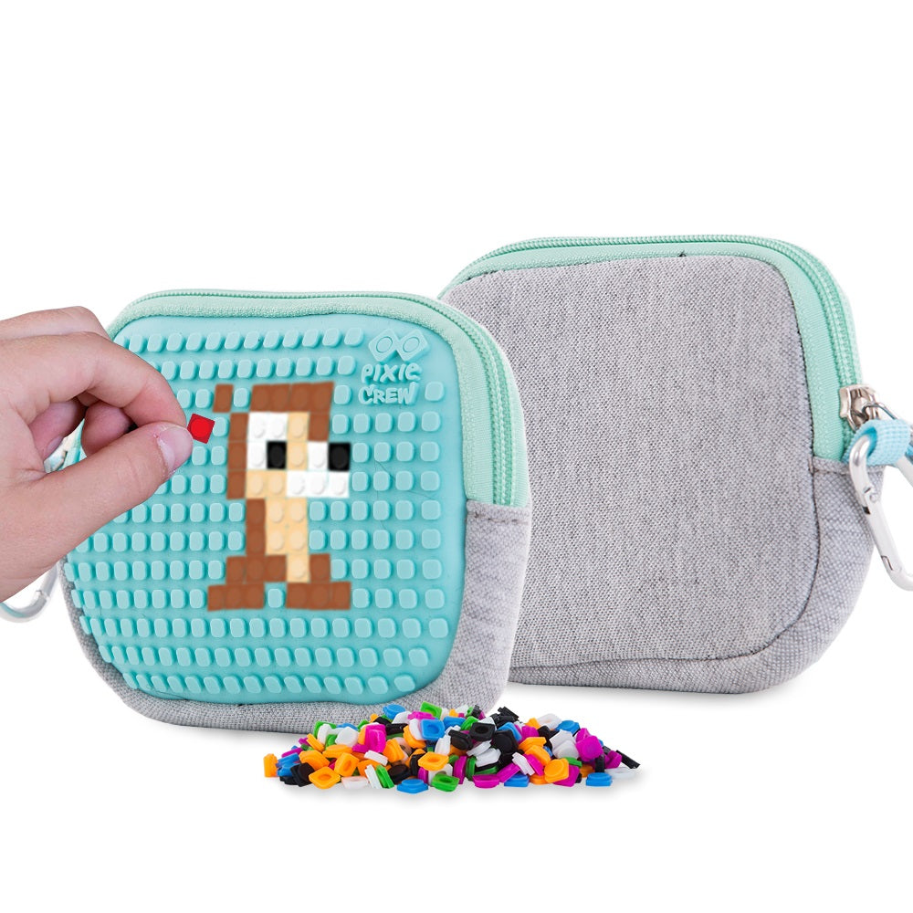 Портмоне Pixie Crew Сиво/Тюркоаз