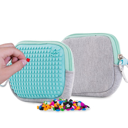 Портмоне Pixie Crew Сиво/Тюркоаз