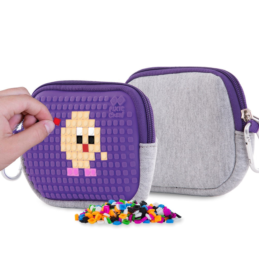 Портмоне Pixie Crew Сиво/Лилаво