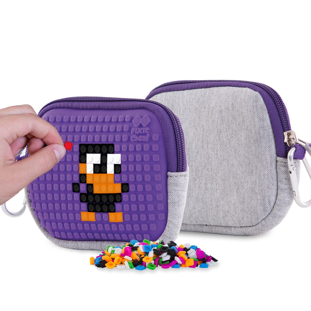 Портмоне Pixie Crew Сиво/Лилаво