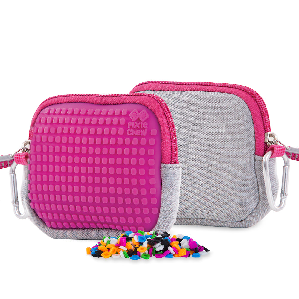 Портмоне Pixie Crew Сиво/Фуксия