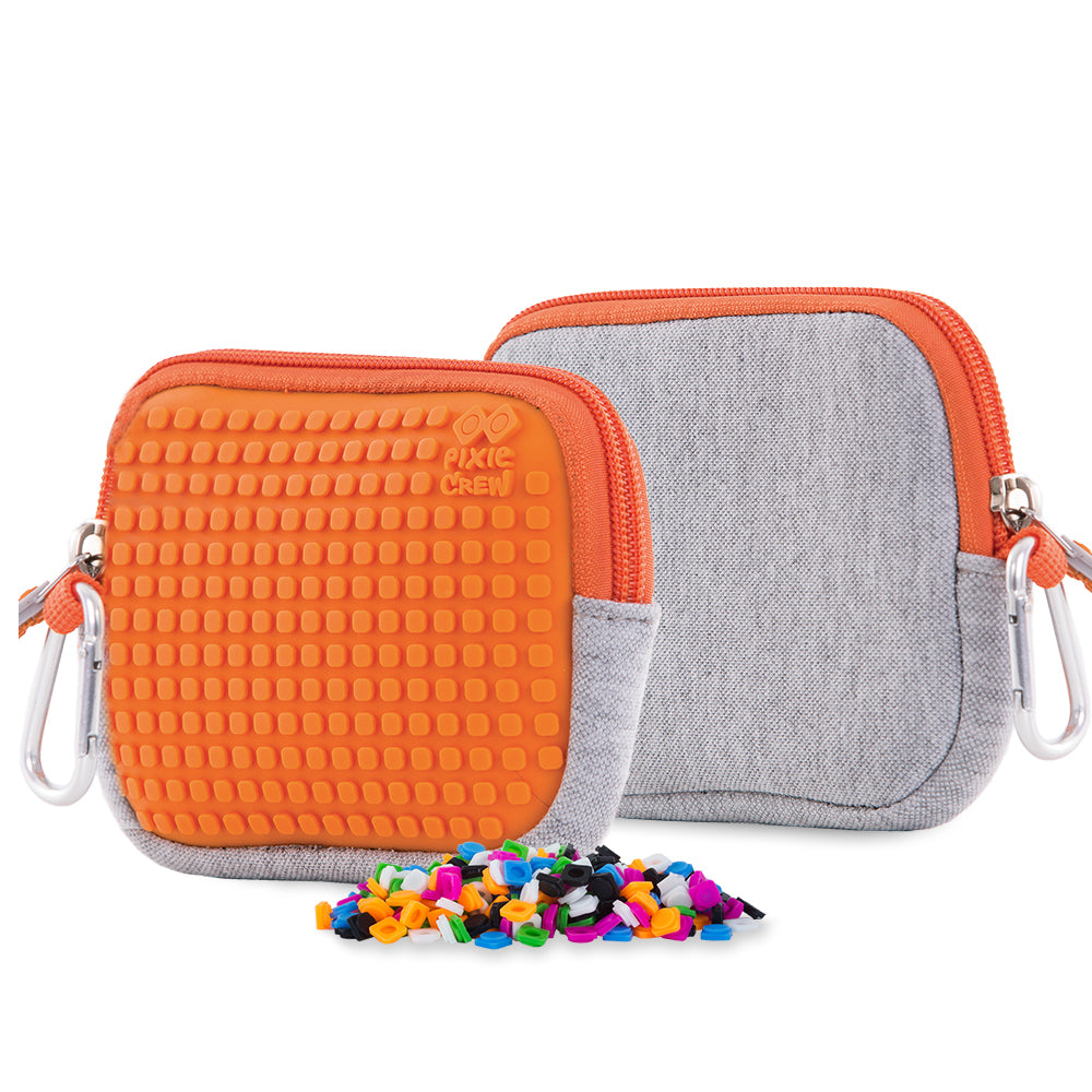 Портмоне Pixie Crew Сиво/Оранжево