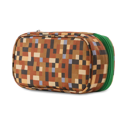 Овален несесер Pixie Crew Green/Brown