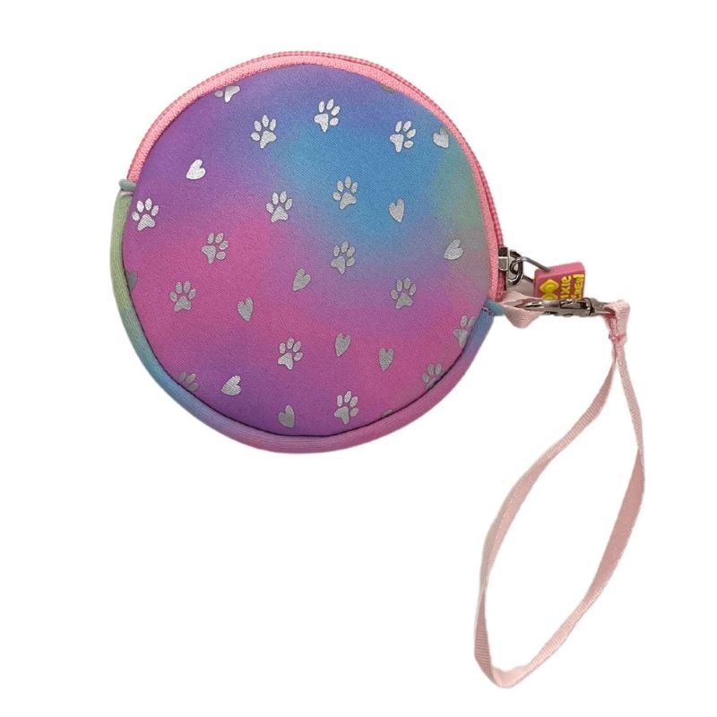 Кръгло портмоне Pixie Crew Pink Hearts&Paws