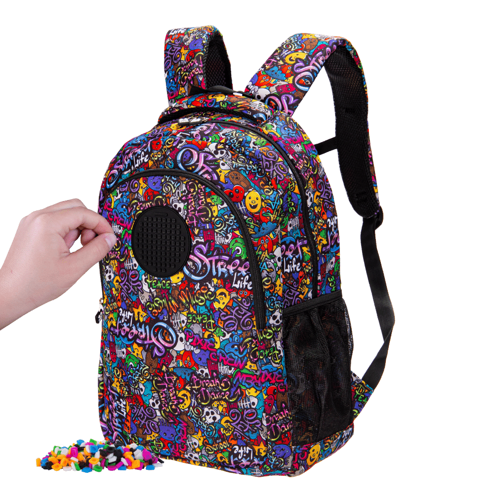Ученическа раница Pixie Crew Graffiti с две отделения