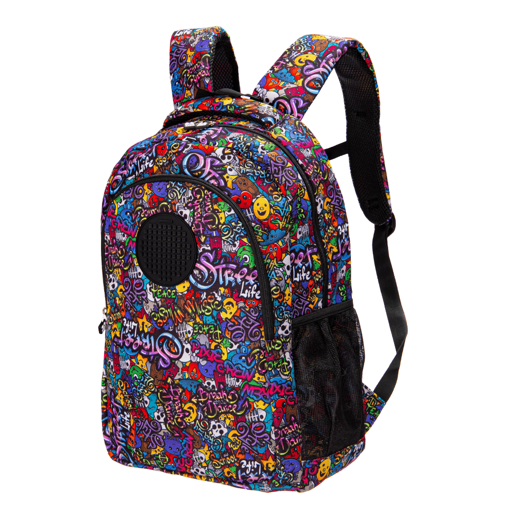 Ученическа раница Pixie Crew Graffiti с две отделения