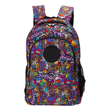 Ученическа раница Pixie Crew Graffiti с две отделения