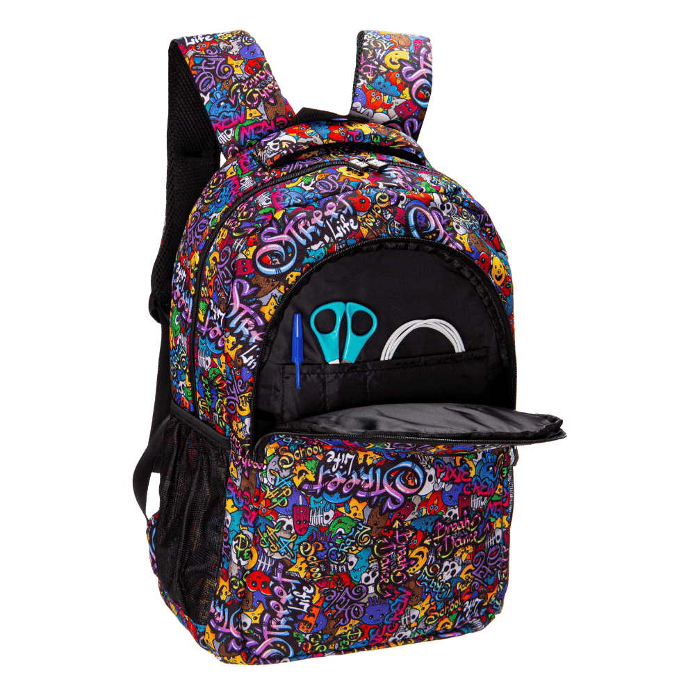 Ученическа раница Pixie Crew Graffiti с две отделения