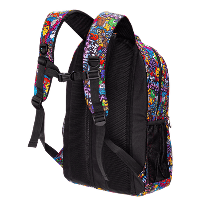 Ученическа раница Pixie Crew Graffiti с две отделения