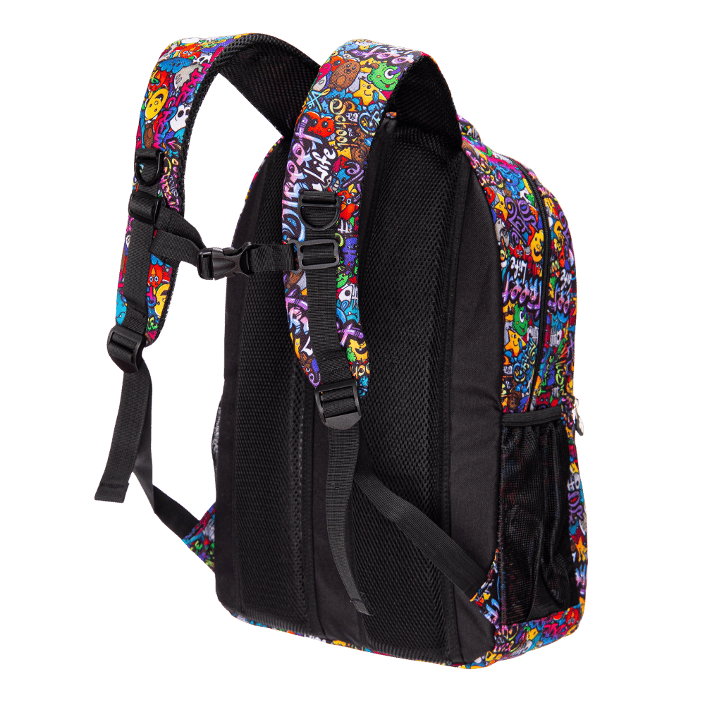 Ученическа раница Pixie Crew Graffiti с две отделения