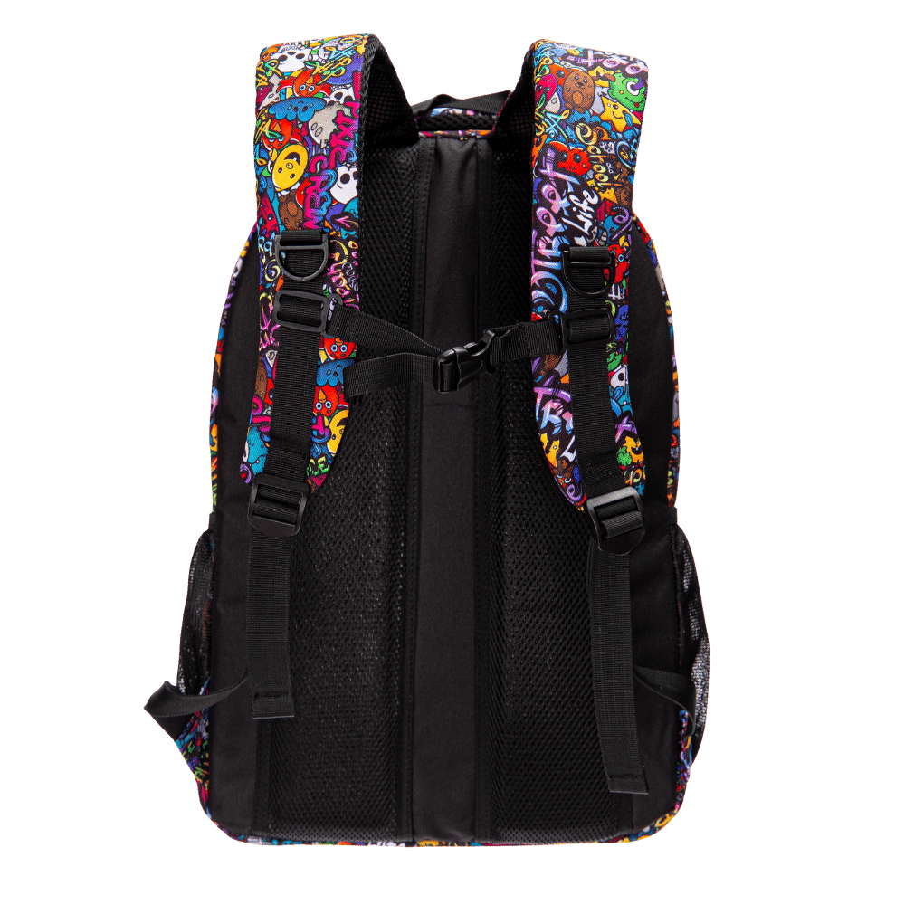Ученическа раница Pixie Crew Graffiti с две отделения