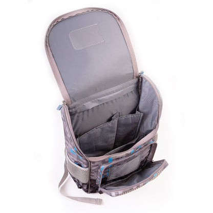 Ученическа раница Pixie Crew Adventure с едно отделение сива