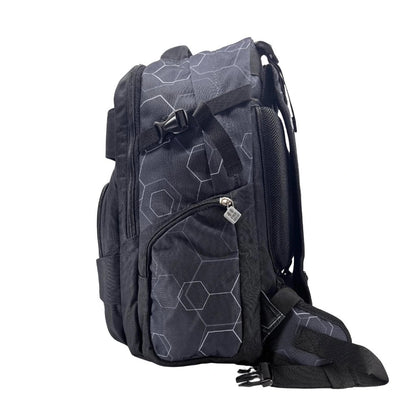 Ученическа раница Pixie Crew Hexa Black ергономична