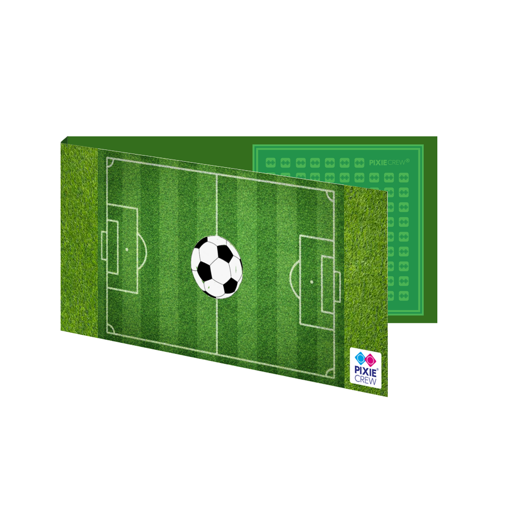 Картичка Pixie Crew Футбол със силиконов панел