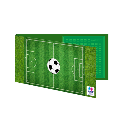 Картичка Pixie Crew Футбол със силиконов панел
