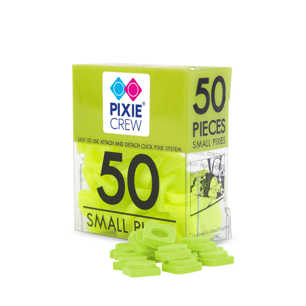 Малки пиксели Pixie Crew Neon Yellow 50 бр.