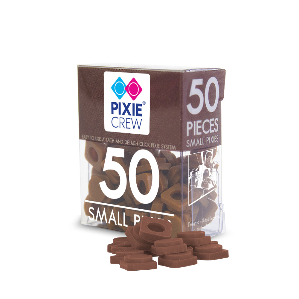 Малки пиксели Pixie Crew Brown 50 бр.
