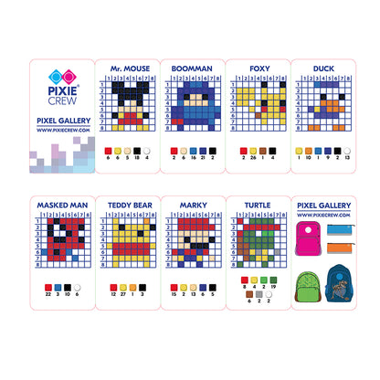 Сет от 250 Разноцветни пиксела Pixie Crew B