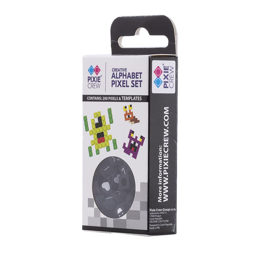 Сет от 200 Черни пиксела Pixie Crew Alphabet