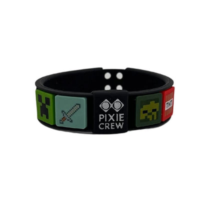 Гривна с пиксели Pixie Crew Minecraft Black