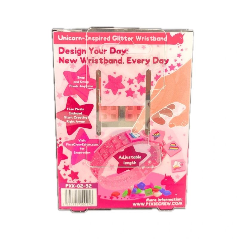 Гривна с пиксели Pixie Crew Pink Glitternox