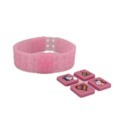 Гривна с пиксели Pixie Crew Pink Glitternox