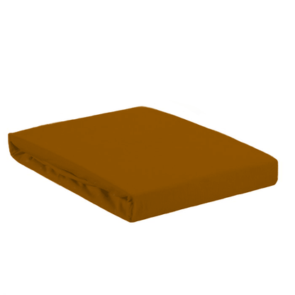 Долен чаршаф единичен светлокафяв