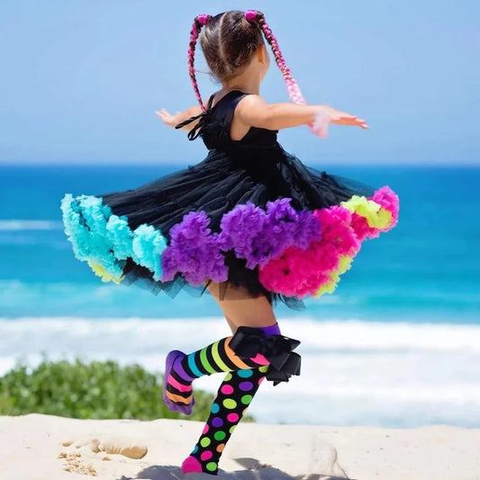 MADMIA Wonderland Dress Black – Черна детска рокля с тюл | Toys.bg