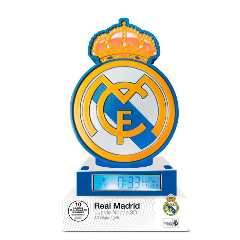 3D лампа с будилник Real Madrid