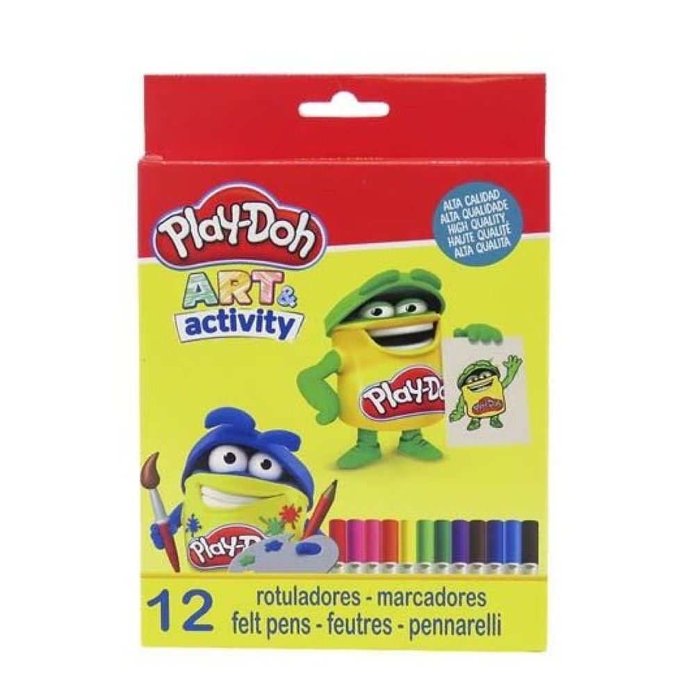 Флумастери Play Doh - 12 цвята