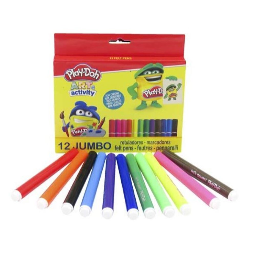 Маркери Play Doh - 12 цвята