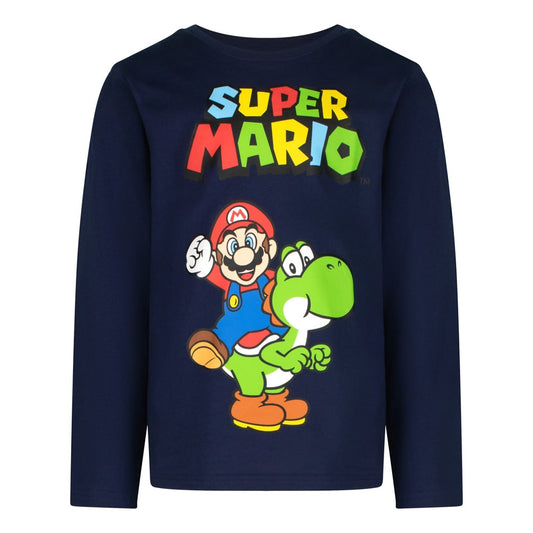 Блуза с дълъг ръкав Super Mario Dark Blue, размер 110
