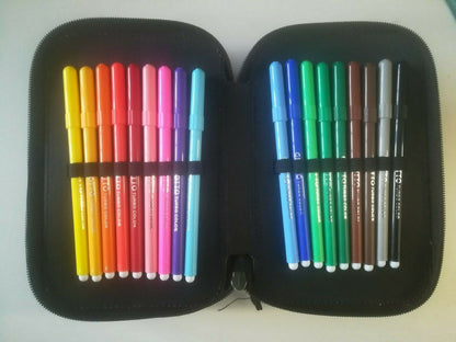 Комплект ученическа раница и несесер със съдържание Minecraft pixel