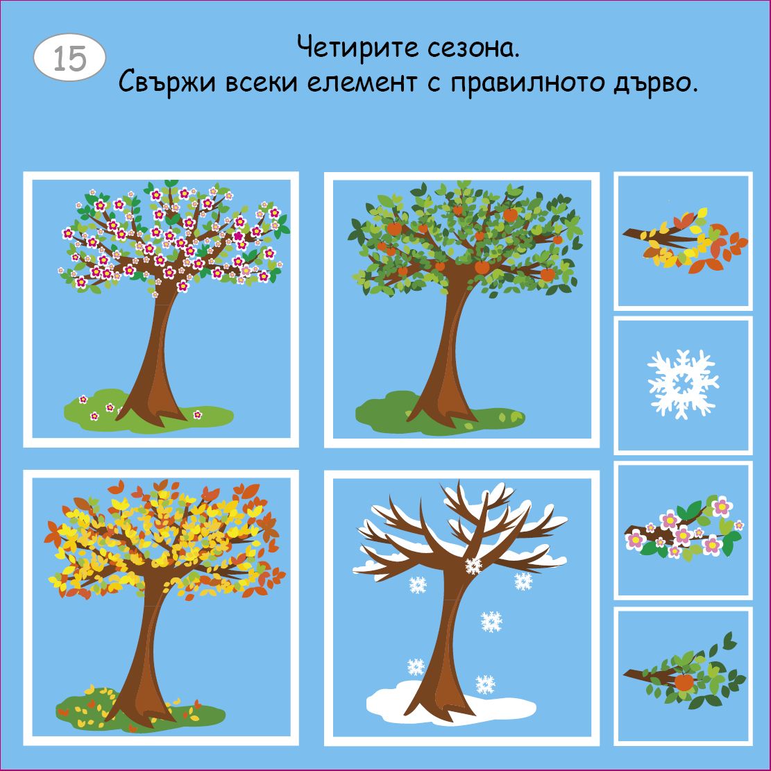 Малки активни карти за СЕЗОНИТЕ - Ново, подобрено издание!