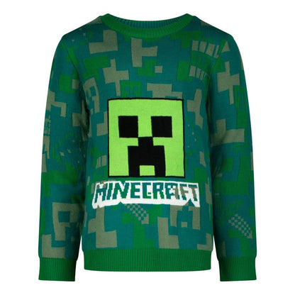 Пуловер Minecraft Creeper Green, размер 116