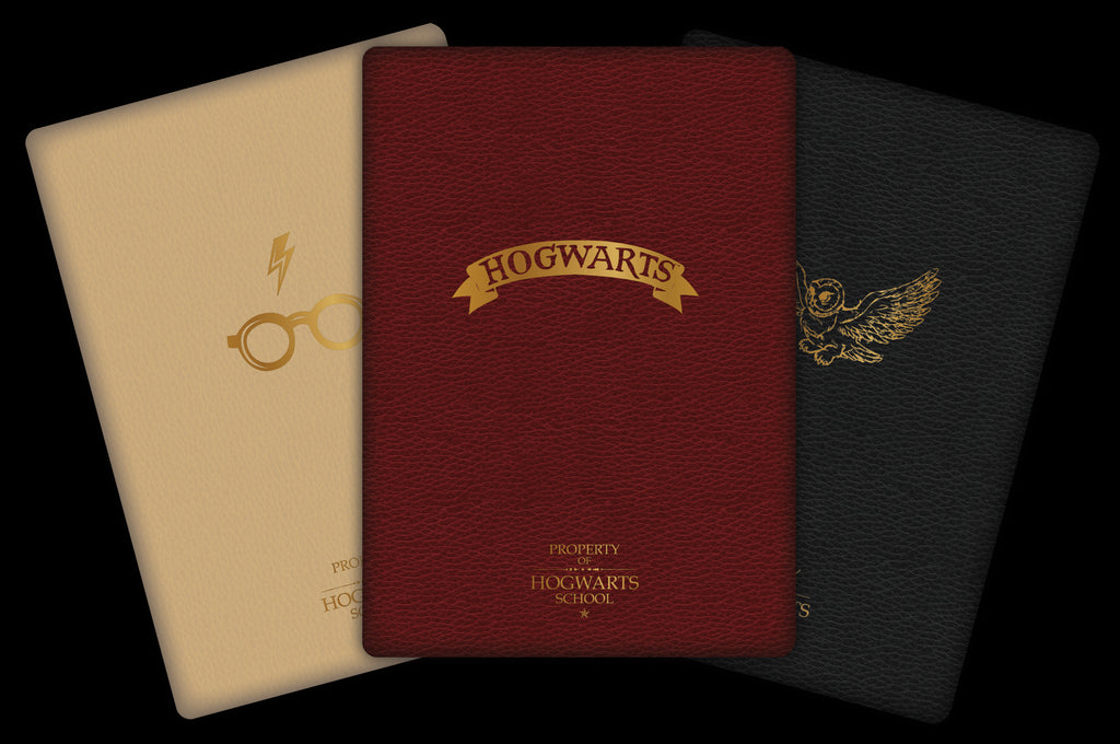 Тефтерче А6 Harry Potter Hogwarts, комплект от 3 бр.