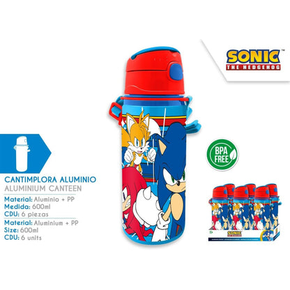 Алуминиева бутилка с дръжка Sonic 600ml