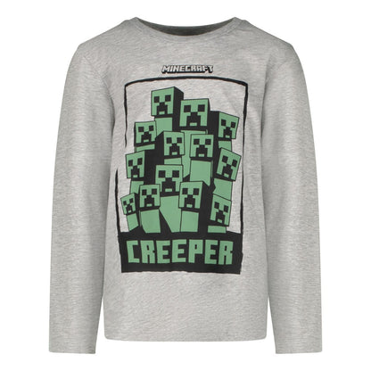 Пижама Minecraft Creepers Grey, размер 140