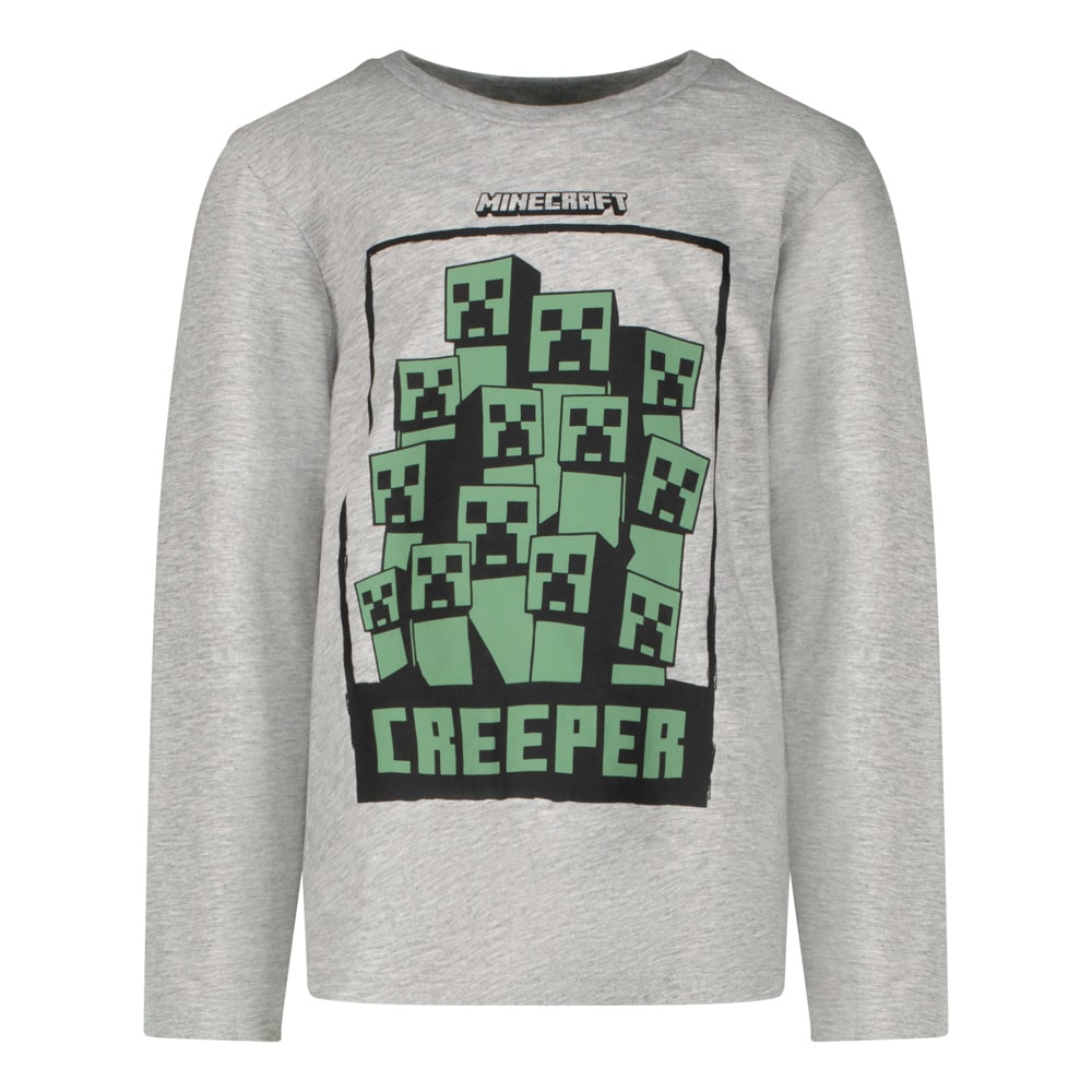 Пижама Minecraft Creepers Grey, размер 152