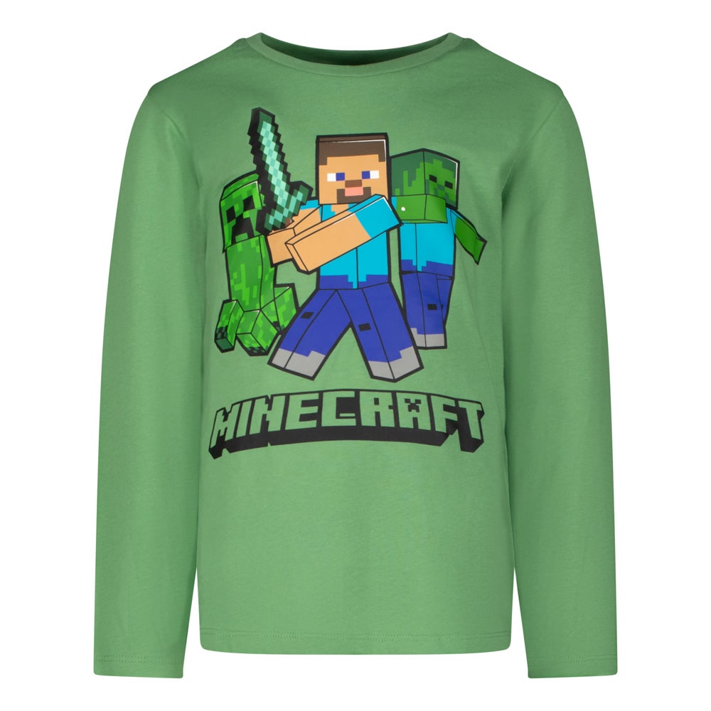 Пижама Minecraft Skins Green, размер 134