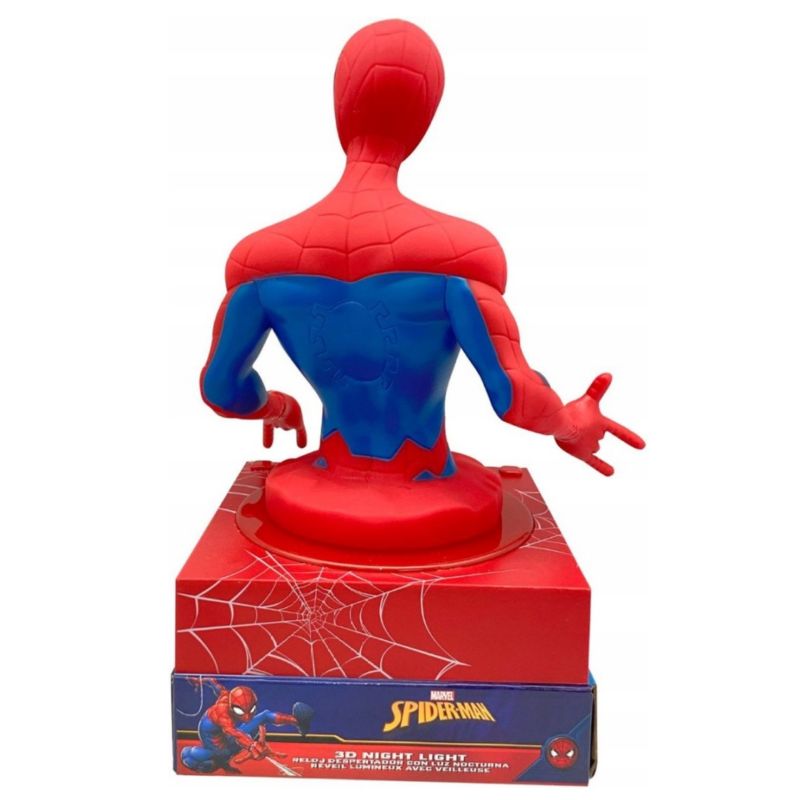 3D лампа с будилник Spiderman