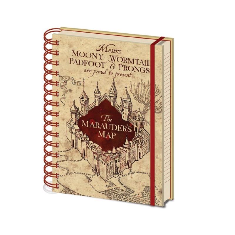 Тефтер Harry Potter Marauders Map, A5