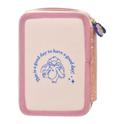 Ученически несесер Stitch с 2 отделения и съдаржание