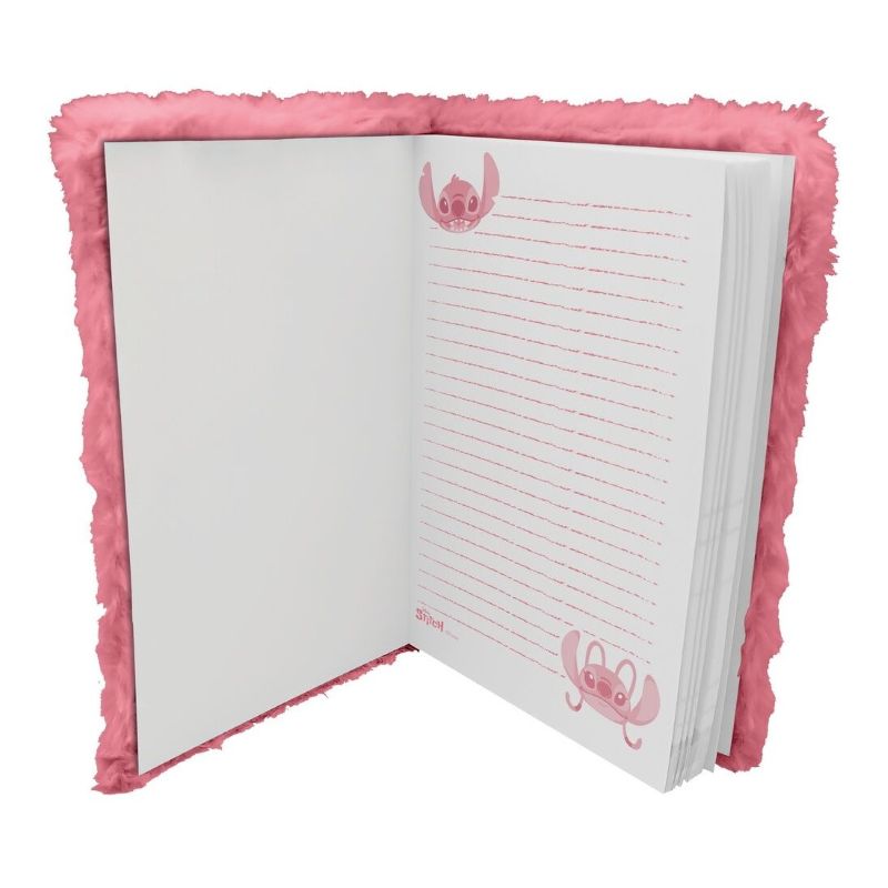 Плюшен тефтер Stitch и Angel