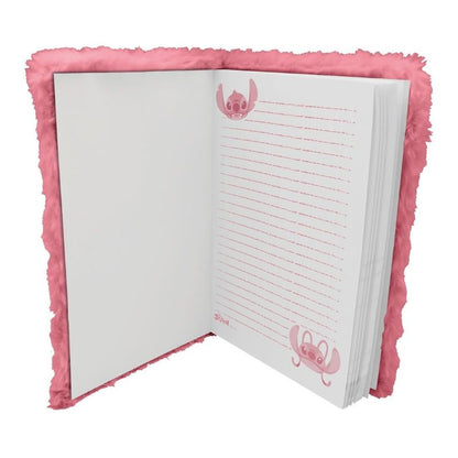 Плюшен тефтер Stitch и Angel