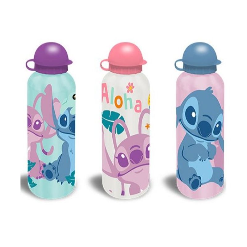 Алуминиева бутилка Stitch, 3 дизайна, Асортимент 500 ml