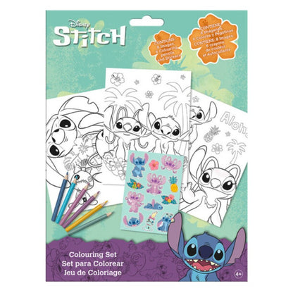 Комплект за оцветяване със стикери Stitch