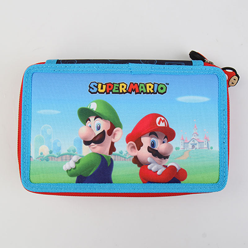 Ученически несесер Super Mario със съдържание, с 2 отделения